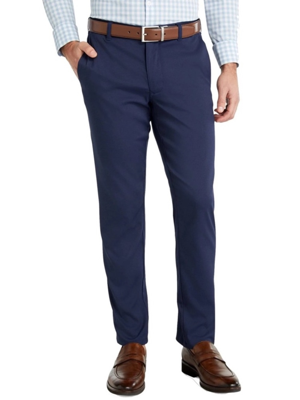 NEW* Mizzen+Main ⛵️Performance Trousers Pants Helmsman Size 34 Navy Blue NWT USA